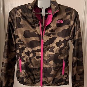 LIKE NEW! The North Face Camo Windbreaker